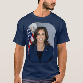 Camiseta Vicepresidente Kamala Harris Foto Oficial Unisex