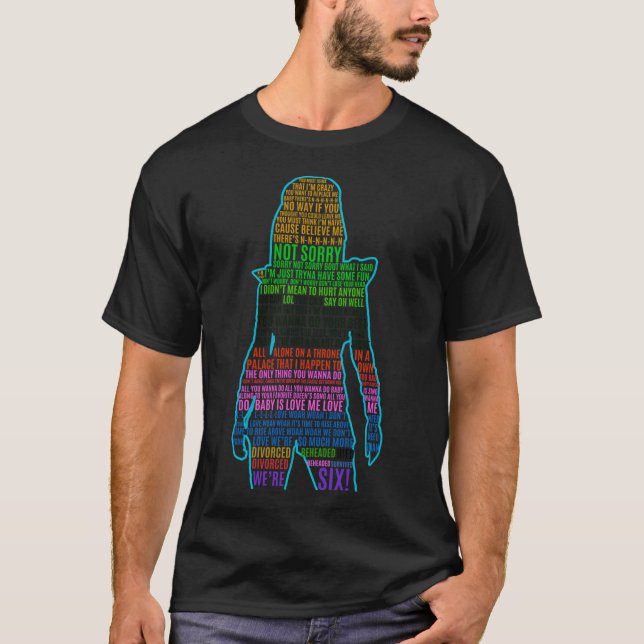 Camiseta Vicki Manser Seis Silueta Alterna (Anverso)