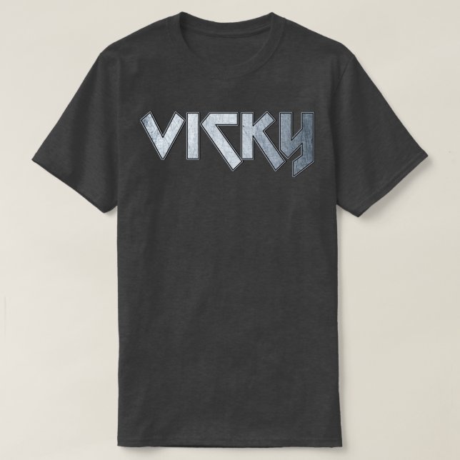 Camiseta Vicky metalizado fuerte (Diseño del anverso)