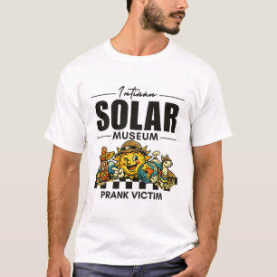 Camiseta víctima de broma del museo solar de Intinan