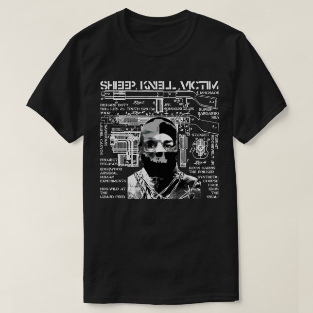 Camiseta Víctima de Sheep Knell - Alan S. Tofighi (Diseño del anverso)
