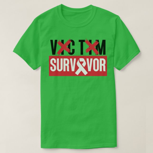 Camiseta Víctima del superviviente 13 (Diseño del anverso)