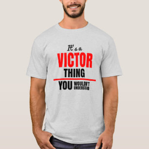 Camiseta Víctor cosa que no entenderías nombre