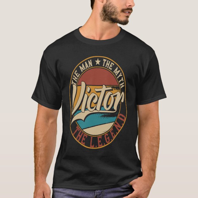 Camiseta Victor El hombre el mito la leyenda (Anverso)