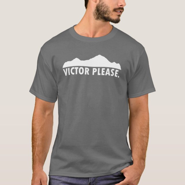 Camiseta Victor Idaho Please (Anverso)