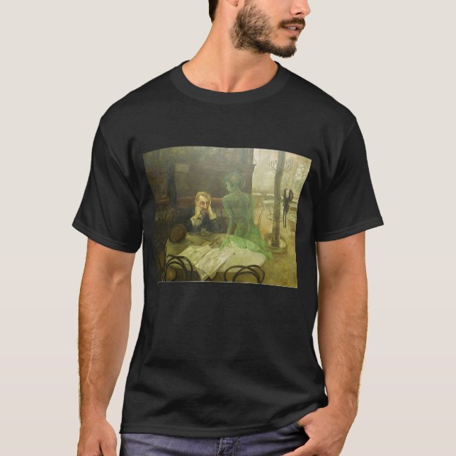 Camiseta Victor Oliva. Bebedor del ajenjo (Anverso)