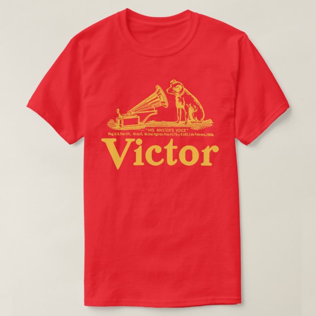 Camiseta Victor Records (Diseño del anverso)