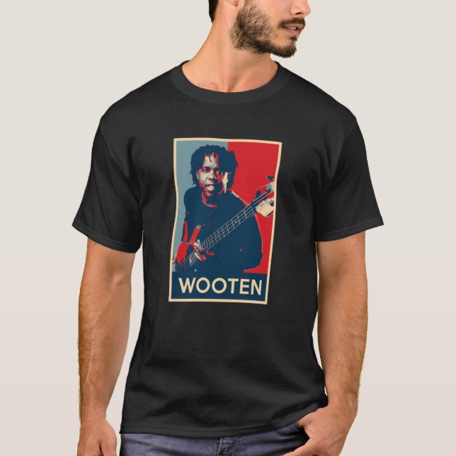 Camiseta Víctor Wooten Hope Poster jacta música de jazz H (Anverso)