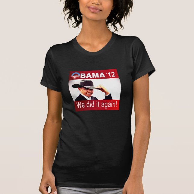 Camiseta Victoria 2012 de Barack Obama (Anverso)