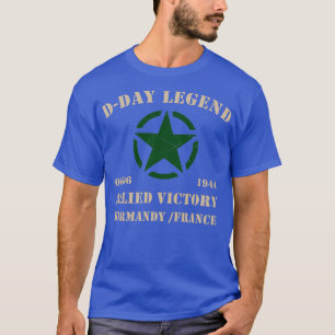 Camiseta Victoria aliada el día en Normandía en la Segunda