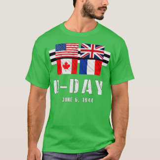 Camiseta Victoria aliada el día en Normandía en la Segunda 