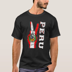 Camiseta Victoria angustiada Dos Dedos Dedos Patrióticos Ba