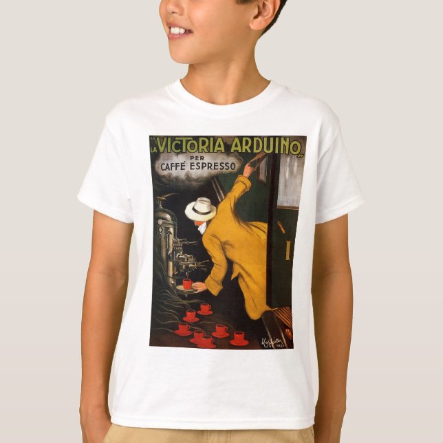 Camiseta Victoria Arduino - Poster de anuncio de café de ép (Anverso)