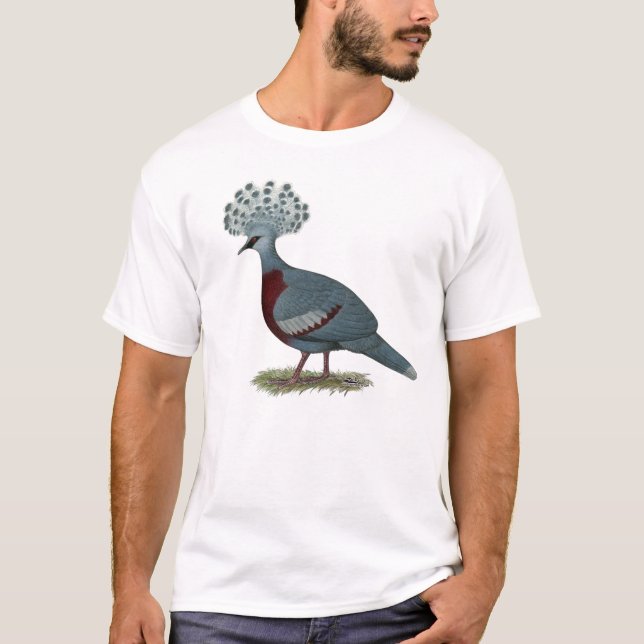 Camiseta Victoria Crowne Pigeon (Anverso)