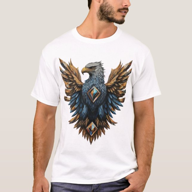 Camiseta Victoria Crystal Eagle Emblem T-Shirt (Anverso)