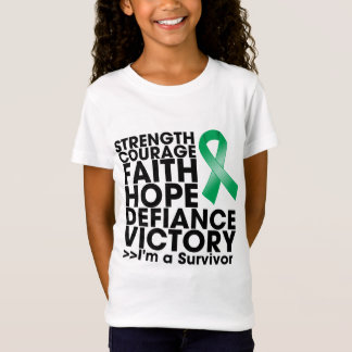 Camiseta Victoria de la fuerza de la esperanza del cáncer
