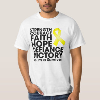Camiseta Victoria de la fuerza de la esperanza del cáncer