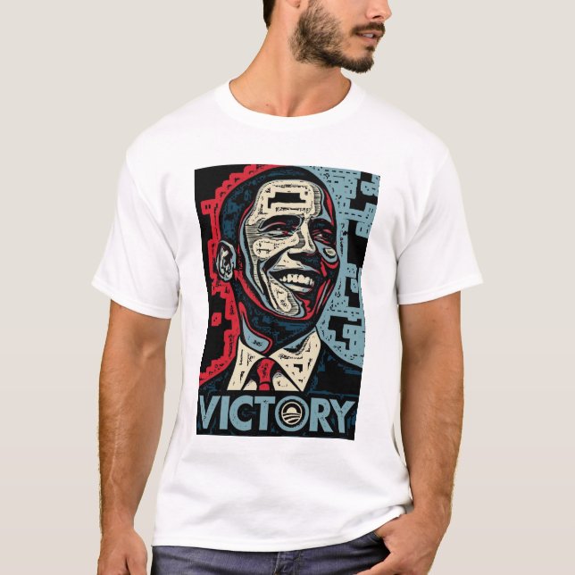 Camiseta Victoria de Obama (Anverso)
