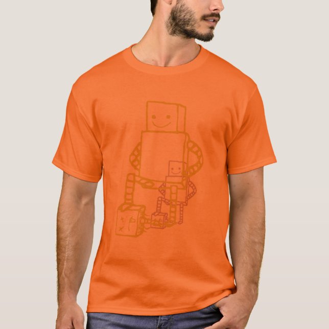 Camiseta Victoria del robot (Anverso)
