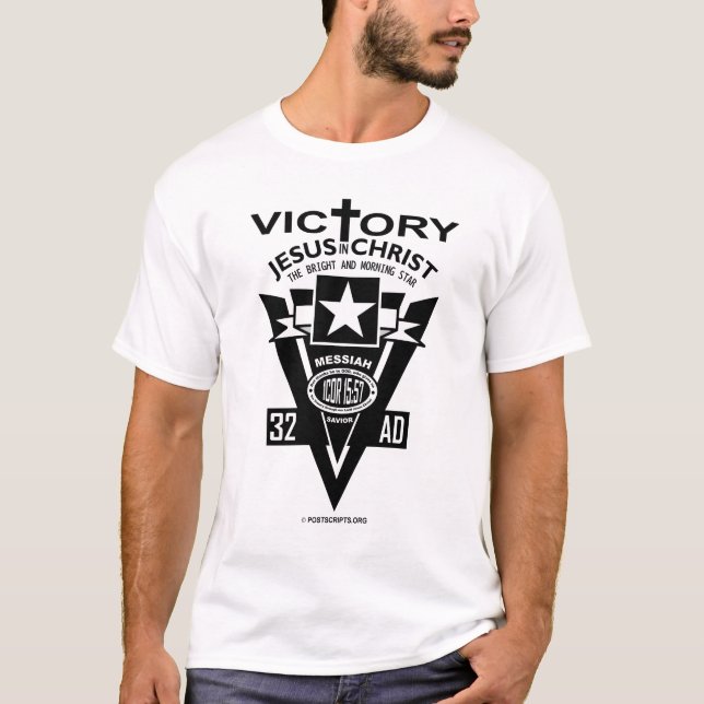 Camiseta Victoria en Cristo Jesús (Anverso)