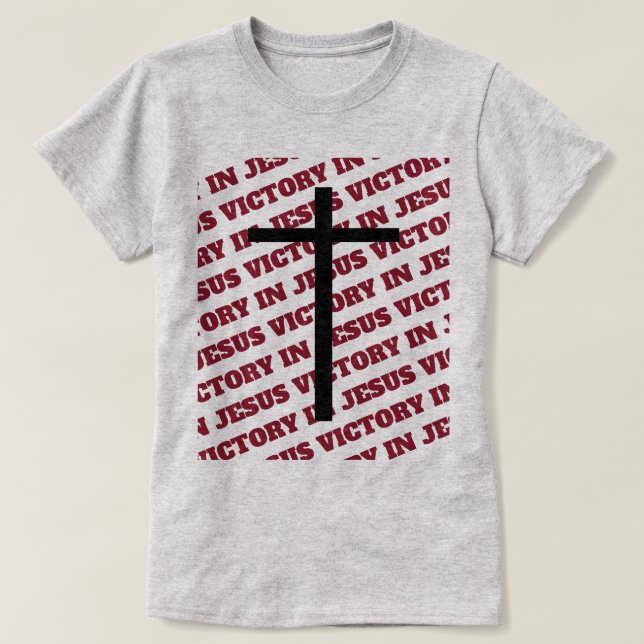 CAMISETA VICTORIA EN JESÚS (Diseño del anverso)