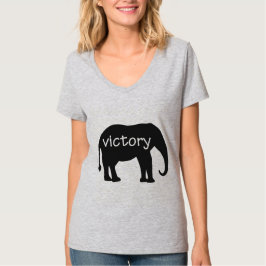 Camiseta Victoria (en una silueta del elefante)