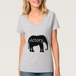 Camiseta Victoria (en una silueta del elefante)