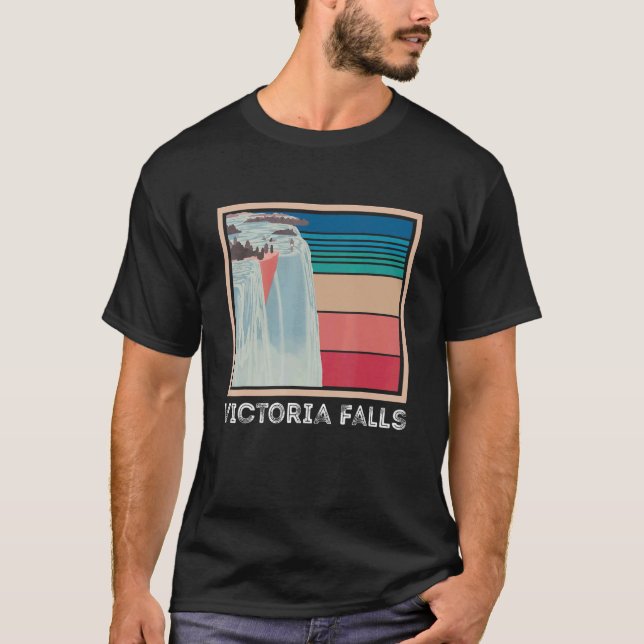 Camiseta Victoria Falls Zambia Waterfall Souvenir Africa Zi (Anverso)