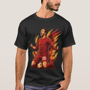 Camiseta Victoria imparable - Audaz celebración del fútbol 