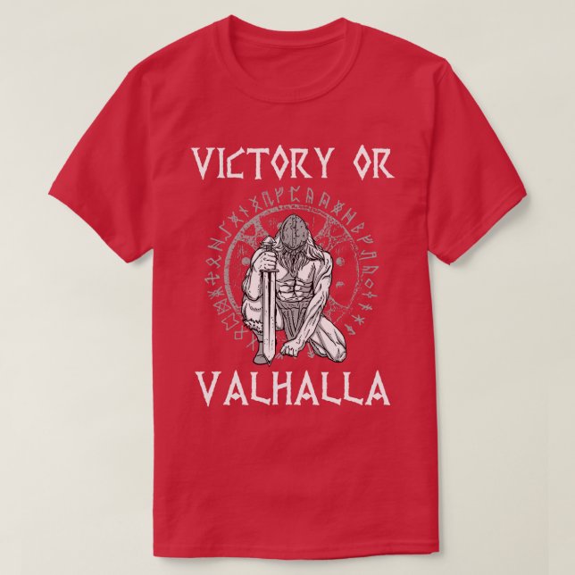 Camiseta Victoria o Valhalla Viking (Diseño del anverso)