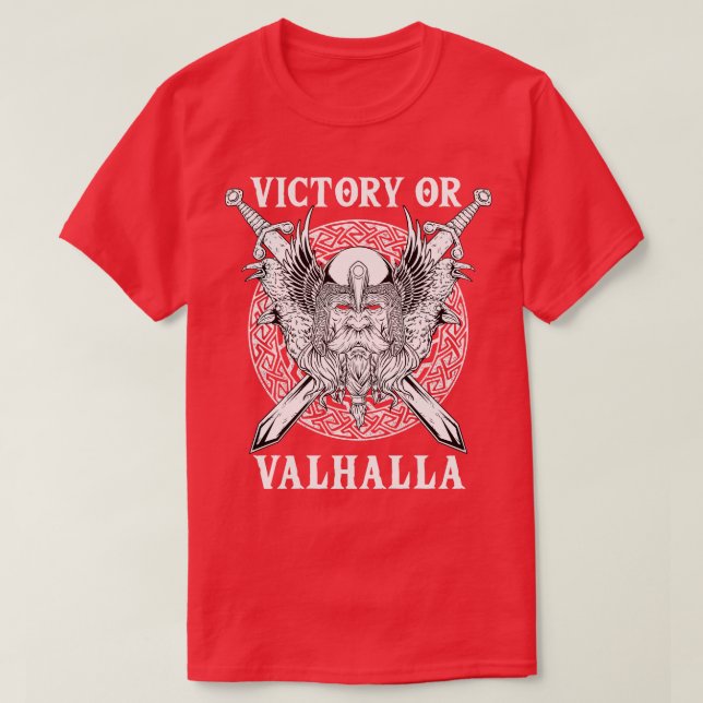 Camiseta Victoria o Valhalla Viking 2 (Diseño del anverso)