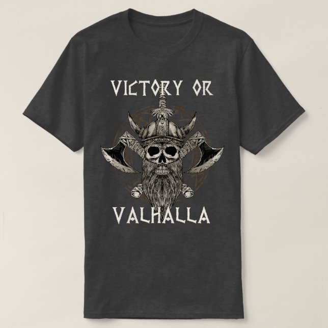 Camiseta Victoria o Valhalla Viking 6 (Diseño del anverso)
