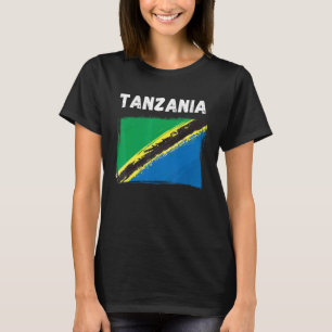 Camiseta Victoria para la bandera de Tanzania: Grunge para 