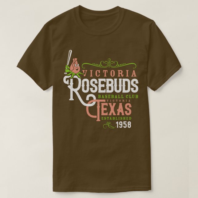 Camiseta Victoria Rosebuds Béisbol (Diseño del anverso)