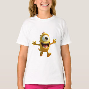 Camiseta Victoria Star Rush Monstruo Amarillo Lindo Corrie