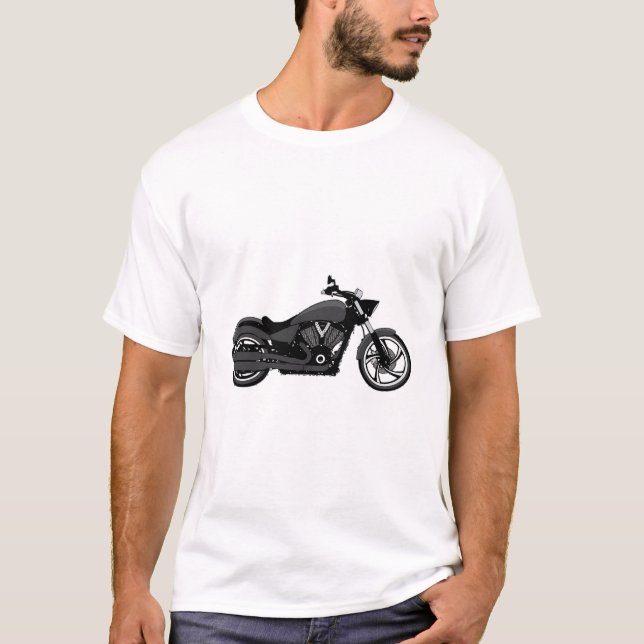 Camiseta victoria Vegas 8-ball bw (Anverso)