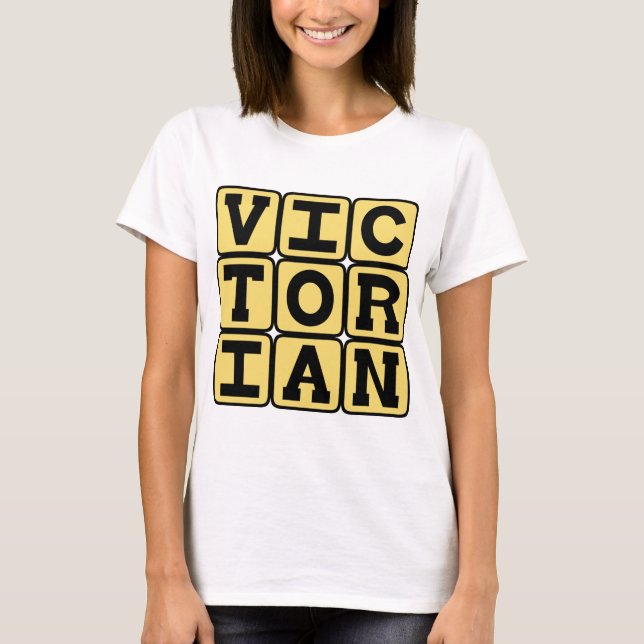 Camiseta victoriano, estilo arquitectónico (Anverso)