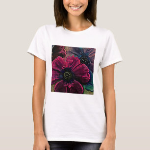 Camiseta Victoriano Splendor: Exquisito diseño floral