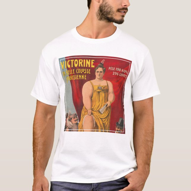 Camiseta Victorine, La bella mujer parisina grande (Anverso)