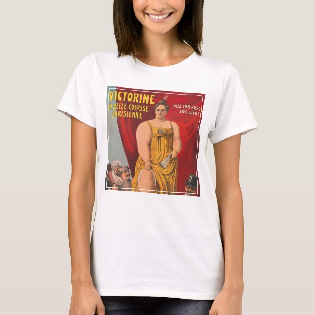 Camiseta Victorine, La bella mujer parisina grande (Anverso)