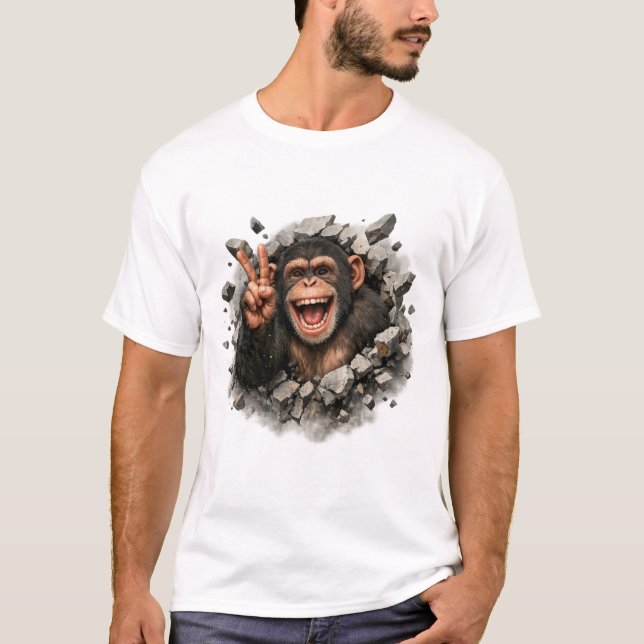 Camiseta Victory Breakout Monkey  (Anverso)