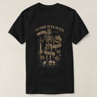 Camiseta Victory Over Death Bible Quote Tee