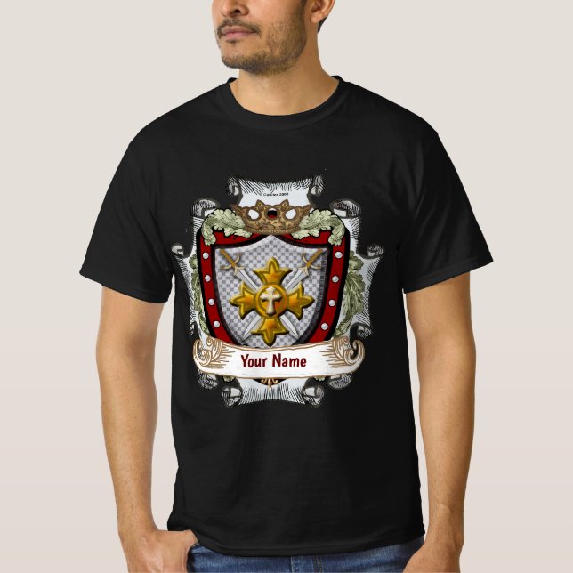 Camiseta Victory Shield  Surname  t-shirt (Anverso)