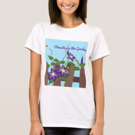 Camiseta Vid de Clemátide en el Jardín