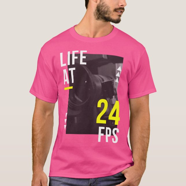 Camiseta Vida A 24 Fps (Anverso)