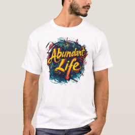 Camiseta Vida abundante: Edición de la llama urbana