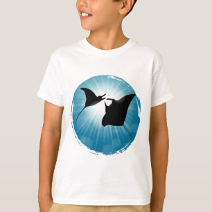 Camiseta Vida acuática subacuática de Manta Ray