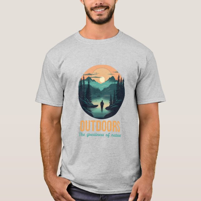 Camiseta Vida al aire libre (Anverso)