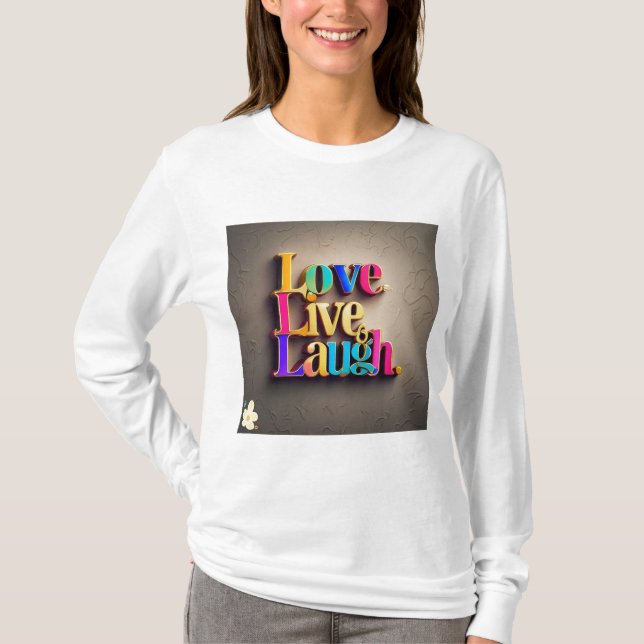 Camiseta "Vida alegre" (Anverso)