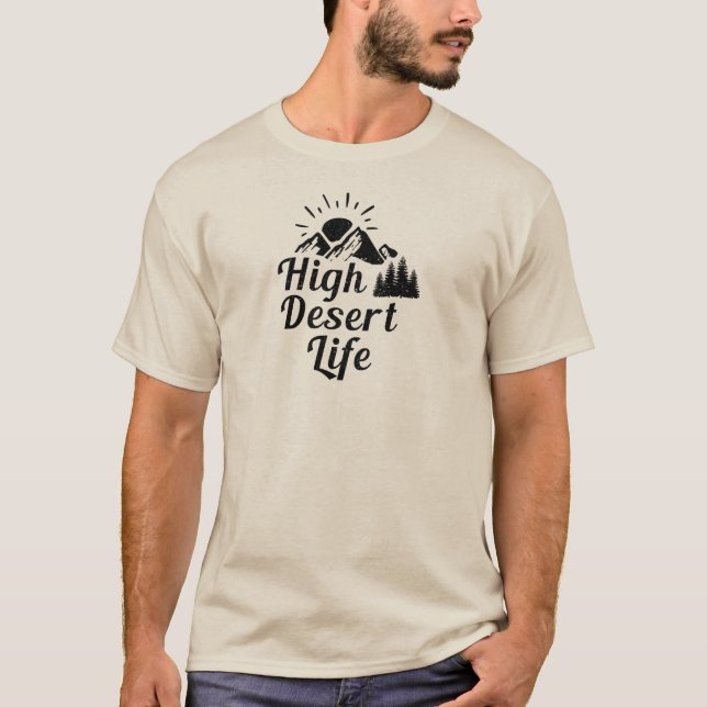 Camiseta Vida alta del desierto (Anverso)
